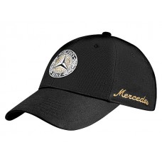 Женская бейсболка Mercedes-Benz Women's cap with Swarovski, Classic, Black