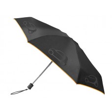 Складной зонт Smart Compact Umbrella, Black-Orange
