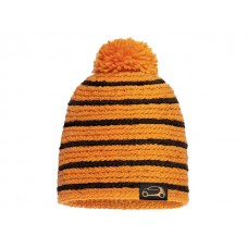Зимняя вязаная шапка Smart Knitted Hat, Orange-Black