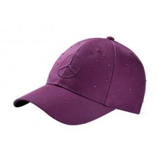 Женская бейсболка Mercedes Women's Сap, 100% cotton, Plum