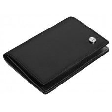 Кожаная визитница Mercedes-Benz Business Card Leather Wallet, Black