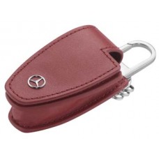 Кожаный футляр для ключей Mercedes-Benz красный