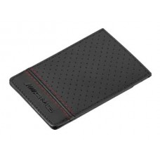 Кожаный футляр для кредитных карт Mercedes-Benz Credit Card Wallet with Money Clip, AMG