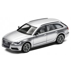 Модель авто 1:87 audi a6 avant, ice silver