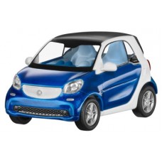 Модель 1:43 с453 smart fortwo coupé бело-голубой