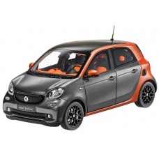 Модель 1:18 smart forfour prime graphite grey 