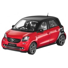 Модель 1:18 smart forfour prime black-red