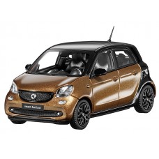 Модель 1:43 smart forfour prime black / hazel brown, norev