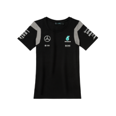 Женская футболка Mercedes-AMG Petronas F1 Women's Driver T-shirt, Black (XS)