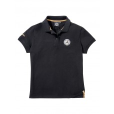 Женская футболка поло Mercedes-Benz Women's Polo Shirt, Vintage Star, Black (XS)