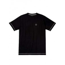 Мужская футболка Mercedes Men's T-shirt, black/grey elements (XL)