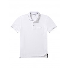 Мужская рубашка-поло Mercedes Men's Poloshirt AMG White (M)
