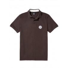 Мужская футболка поло Mercedes-Benz Men's Polo Shirt, Vintage Star, Brown (S)