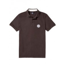 Мужская футболка поло Mercedes-Benz Men's Polo Shirt, Vintage Star, Brown