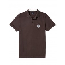 Мужская футболка поло Mercedes-Benz Men's Polo Shirt, Vintage Star, Brown (M)