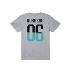 Мужская футболка Mercedes F1 Men's T-shirt, Nico Rosberg No. 6 (L)