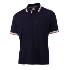 Мужская рубашка-поло Mercedes-Benz Men's Poloshirt Logo-Stick, Navy (S)