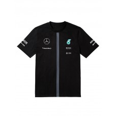 Мужская футболка Mercedes F1 Men's T-shirt, Team 2015, Black (S)