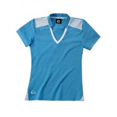 Женская футболка поло Smart Women's Polo Shirt, Turquoise / White