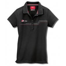 Женская рубашка поло Audi Womens Polo-Shirt, S Line, Black (L)